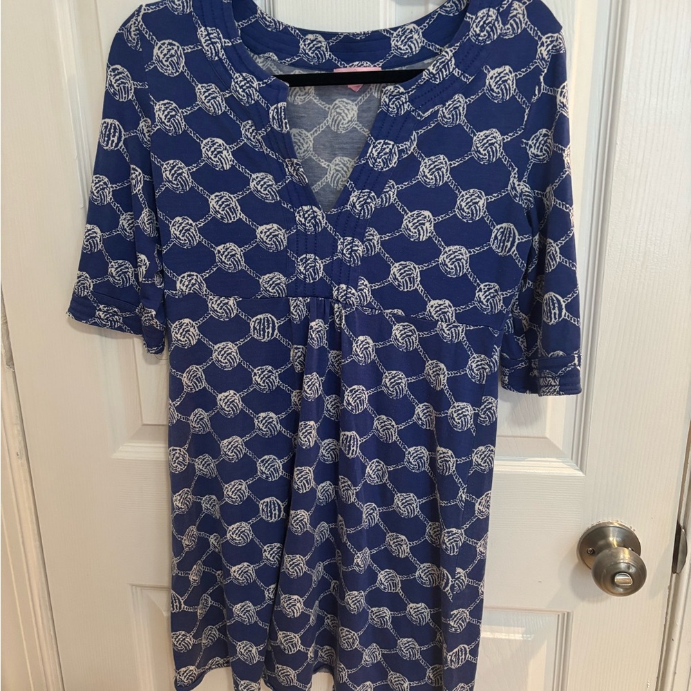 Lilly Pulitzer Blue and White Dress